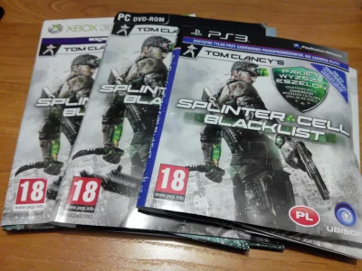 Konrad07 - @Konrad07: 

Cześć, mam do oddania dodatki do gry Splinter Cell Blacklis...