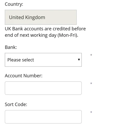 Kowalns - @20latprzykompie Co wpisuje się w bank, account number i sort code? Dane w ...