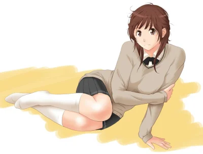 Czokolad - #randomanimeshit #amagami #rihokosakurai #schoolgirl