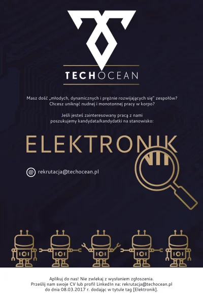 TechOcean - Mirki z #elektronika i #Warszawa 

#damprace 
Oprócz rozwoju własnych ...