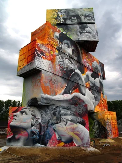 nic1 - PichiAvo - Belgium #streetart #sztuka #graffiti