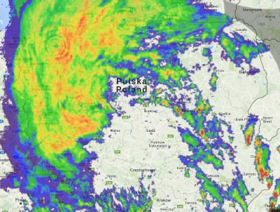 b.....3 - Uwaga na tornado nad połodniowo-zachodnią Polską!

#pogoda #radareu