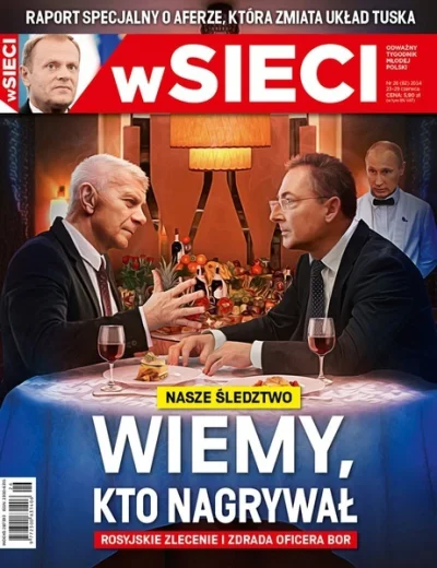 falouu - #aferapodsluchowa

Magazyn wSieci dotarł do materiału wideo ze słynnej kolac...