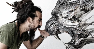 enforcer - Artysta tworzący niesamowite zwierzęce maski ze stali.
#mikroreklama #cie...