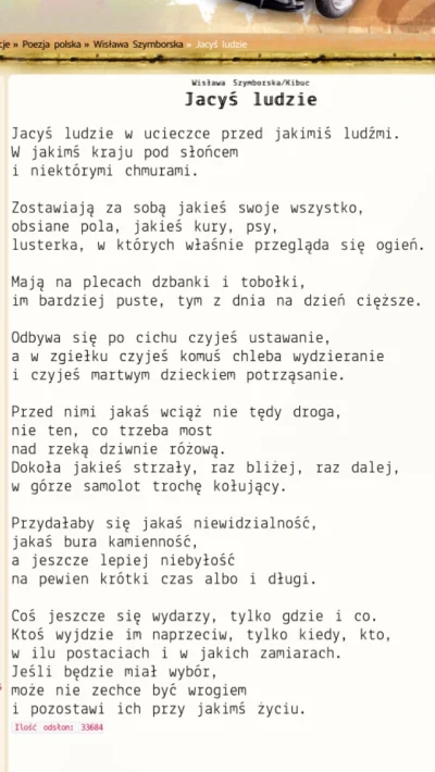 suchanice - NOCNY WIERSZ#4

Wisława Szymborska - "Jacyś ludzie"

#nocnewiersze #poezj...