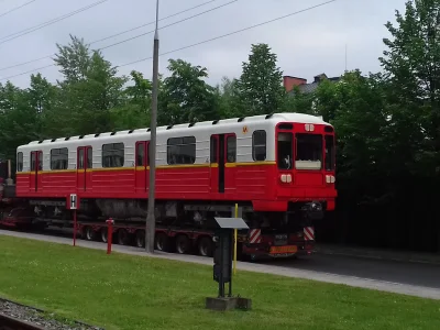 skypro - #mojestp #metro #metroWarszawskie #Warszawa Ruski skład po przeglądzie główn...