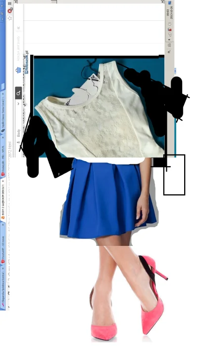 3vv3lina - Tak się projektuje outfit 

#moda #rozowepaski
