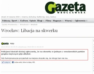 Polinik - O, Gazeta Wrocławska się wyrobiła od czasów Artykułu, Który Zmienił Oblicze...