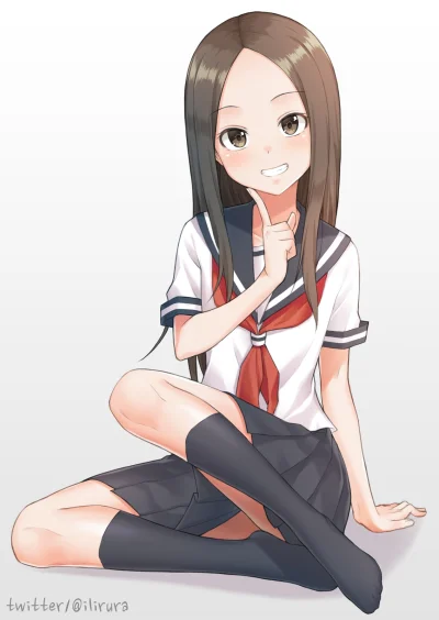 bakayarou - #randomanimeshit #karakaijouzunotakagisan #takagi #schoolgirl #