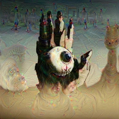 rss - Łoo, mój avatar przepuszczony przez #deepdream jest całkiem w pytkę.