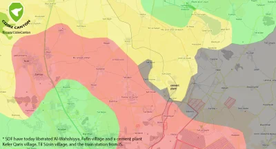 DowolnyNick - Północne Aleppo.
Kurdowie z Afrin ruszyli z dużą, jak na ich możliwośc...