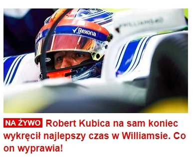 t0masz - Roberta #!$%@?ło. Co on wyprawia? gazeta.pl

#kubica