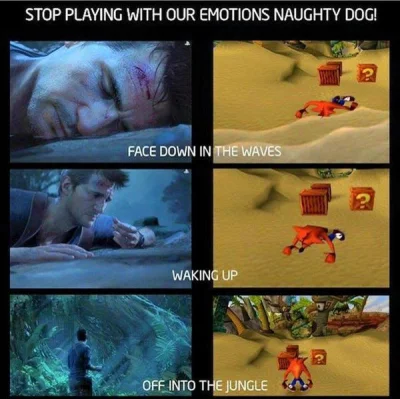 Nizki - Naughty Dog ty śmieszku ( ͡° ͜ʖ ͡°)
#psx #ps4 #konsole #uncharted #crashband...