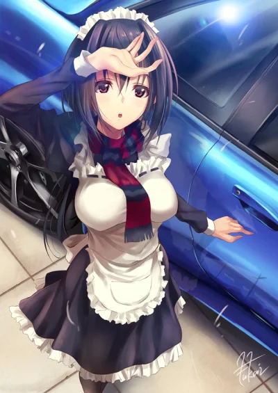 kedzior1916 - #randomanimeshit #originalcharacter #maid #nissanskyline