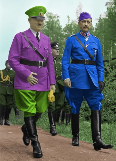 TemereNomine - Hitler i Mannerheim (koloryzowane)
#ocieplaniewizerunkuadolfahitlera #...