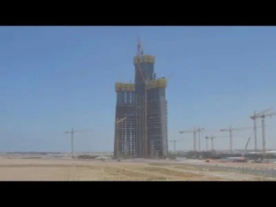 starface - Postępy na budowie 1000-metrowego wieżowca Kingdom Tower w Dżuddzie, Arabi...