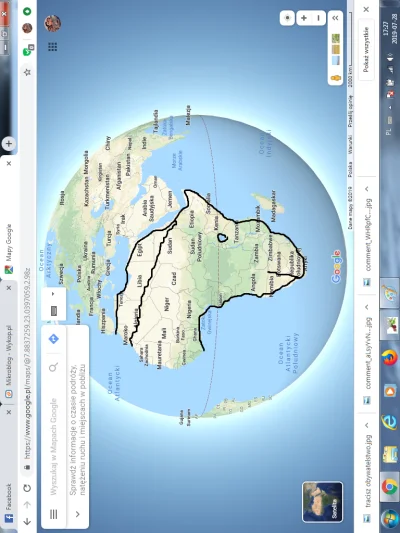 Mawak - Właśnie odkryłem że Afryka wygląda jak koński łeb.
#kartografiaekstremalna #...