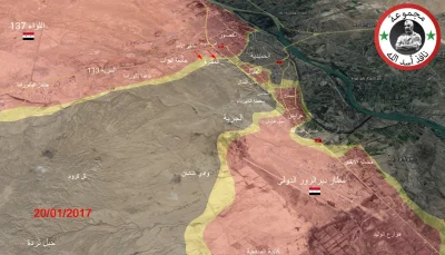 piotr-zbies - Najnowsza mapka z Deir ez-Zor
#syria #bitwaodeirezzor #mapymilitarne