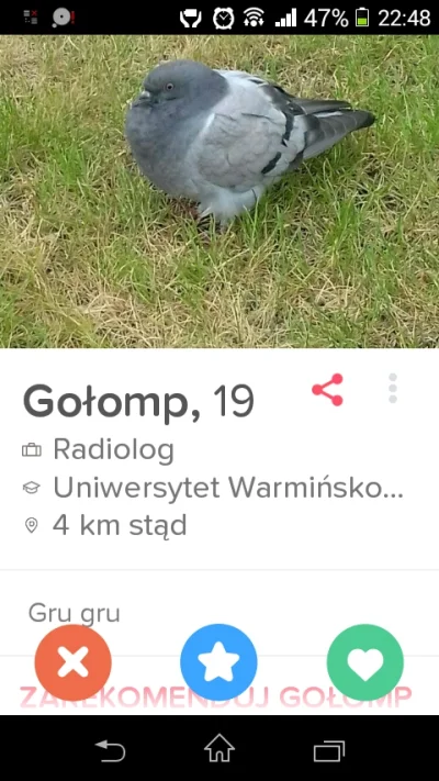 Trannitis - #podrozujzwykopem #tinder
Gru gru?