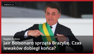 saakaszi - pch24.pl, Polonia Christiana ma nowego bohatera: Jair Bolsonaro sprząta Br...