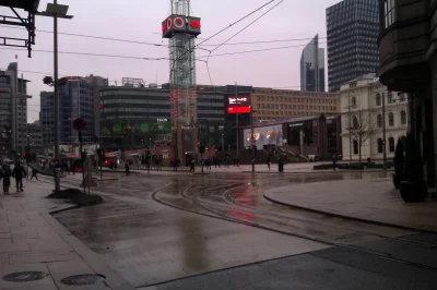 Recydywa - Główny węzeł komunikacyjny Oslo, Jernebanetorget. Można w tym miejscu wsią...