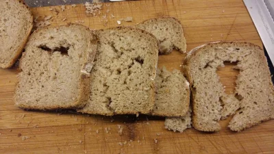 Sienczek - "Chrupiący" chleb z Lidla - dzień po zakupie...