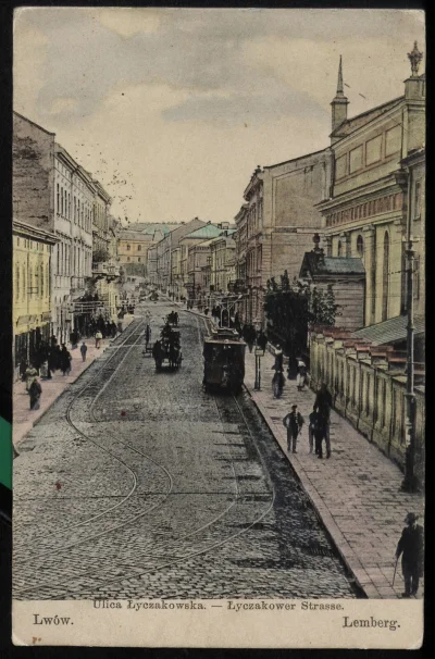 s.....w - Lwów, ulica Łyczakowska, 1906 rok.
#historia #fotohistoria #austrowegry #lw...
