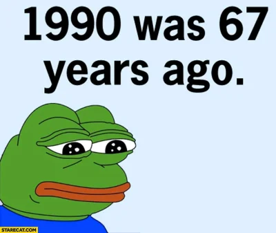 Maciek5000 - Z 2017 roku do 2000 jest tyle samo co z 1983 do 2000. ( ͡° ʖ̯ ͡°)

##!...