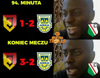 polik95 - Tak się właśnie czułem xD
#mecz #ekstraklasa