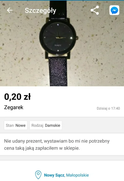 Wujekskubi - O hui zegarek za 20 gr brać? #zegarek #olx trochę #cebuladeals ( ͡° ʖ̯ ͡...