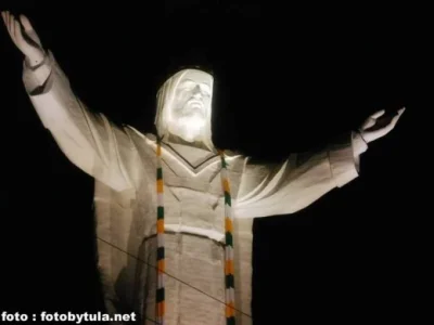 Tox1c - A tu słynny Jezus z Rio w szaliku Falubazu ( ͡° ͜ʖ ͡°)