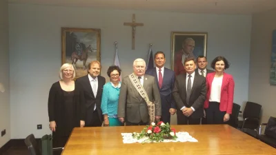 lechwalesa - Delegacja Litwy z Ambasadorem .