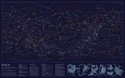 darkroman - #ciekawostki #gruparatowaniapoziomu
Mapa całego nocnego nieba możliwego d...