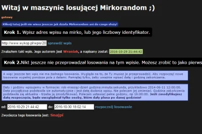 Wraniak - Moje losowanie Wiedźmina 1 wygrywa @snajpi Jak ktoś chce to może wołać wszy...
