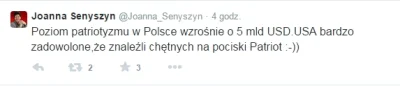 m.....i - Dobrze powiedziane jak na nią.

#senyszyn #pociski #patriot #obronanarodo...