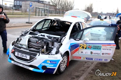 gabrally - #rajdy24: da się? Da się. Zawodnik Peugeot Rally Academy, Diogo Gago, wypa...