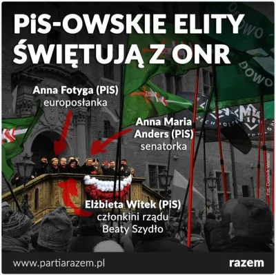 k1fl0w - Pisowscy politycy nie ukrywają swoich sympatii do neofaszystów z #ONR. 

#...