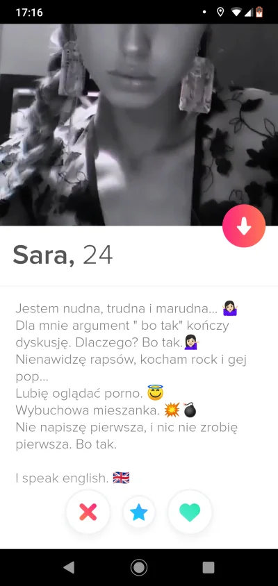 d.....h - Dumna z siebie #p0lka.
#polka #tinder