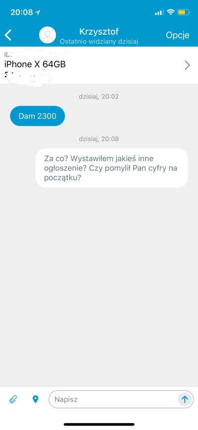 paki92 - No i weź coś sprzedaj, 2 miesięczny X 
#olx #sprzedam #gownowpis #oswiadczen...