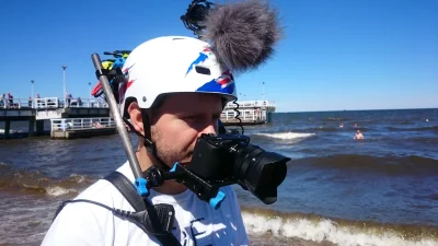 Mayonezdk - @Mayonezdk: I fota z profilu.
Z przodu aparat Sony, na głowie mikrofon z...