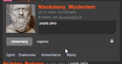 noekid - @Nieskalany_Mysleniem: wybacz bezpośredniość, ale czytając ten wpis postanow...