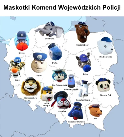 Felix_Felicis - Maskotki Komend Wojewódzkich Policji

Kot Prewencjusz xD

#mappor...