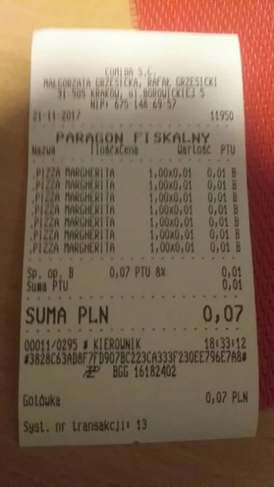 jaroslawII - Witam ma do sprzedania 20 kodów na mała pizze w Telepizza z 2 składnikam...