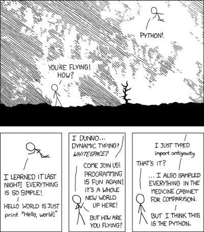 biwalencik - http://imgs.xkcd.com/comics/python.png

#python #programowanie