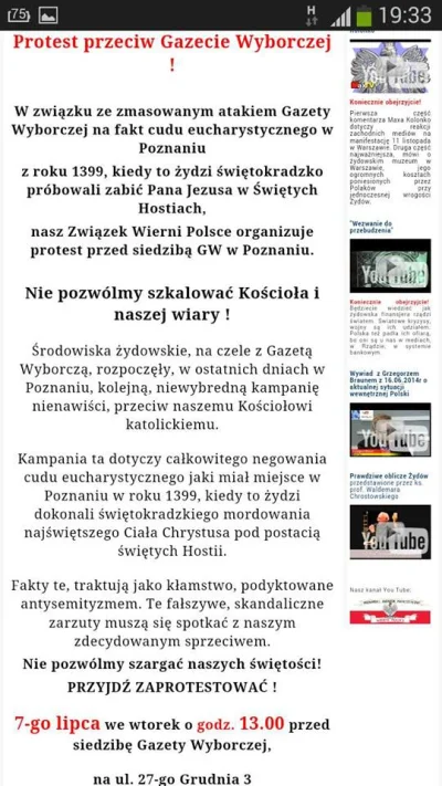 G.....t - #poznan jak tam? dzieje sie cos pod siedzibą pejsowej redakcji? 
#neuropa ...