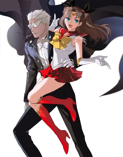 kedzior1916 - #randomanimeshit #fate #sailormoon #rintohsaka #archer #sailormars #tux...