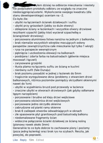 Bratkello - Pamiętacjei aby przyłożyć się podczas odbioru mieszkania oraz traktować d...