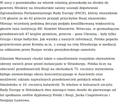 Grewest - Było by to fajnym symbolem gdyby nie to że polski rząd głosował wcześniej "...