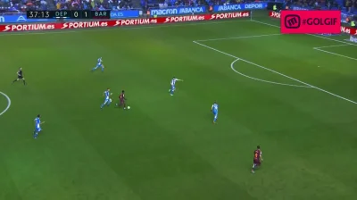 kucyk - DEP 0:[2] BAR

38' L. Messi 
 (assist by L. Suárez)

#golgif #golgifhd #...