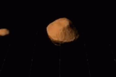 strabcioo - Bardzo duża asteroida z własnym małym księżycem była wczoraj wieczorem (2...